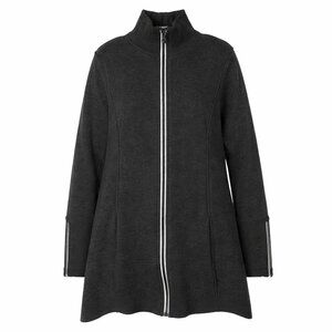 ATHLETA Men's Zip Front Gray Sweater Size XL